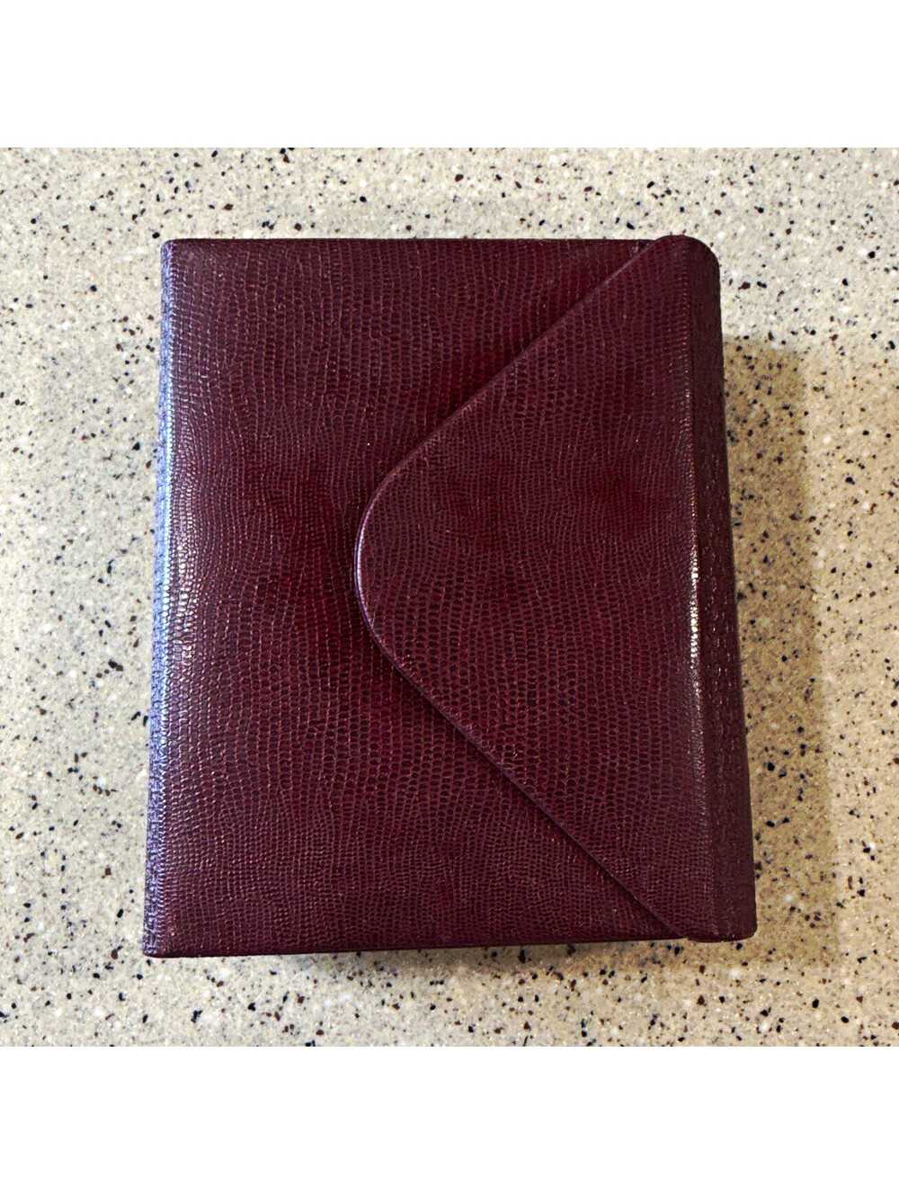Vintage 1985 Time Maker Model 6-Ring Organizer Planner Binder Burgundy Cover
